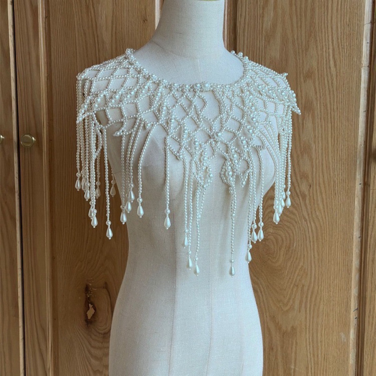 Pearl Trim Chain - Catena per il corpo a strati