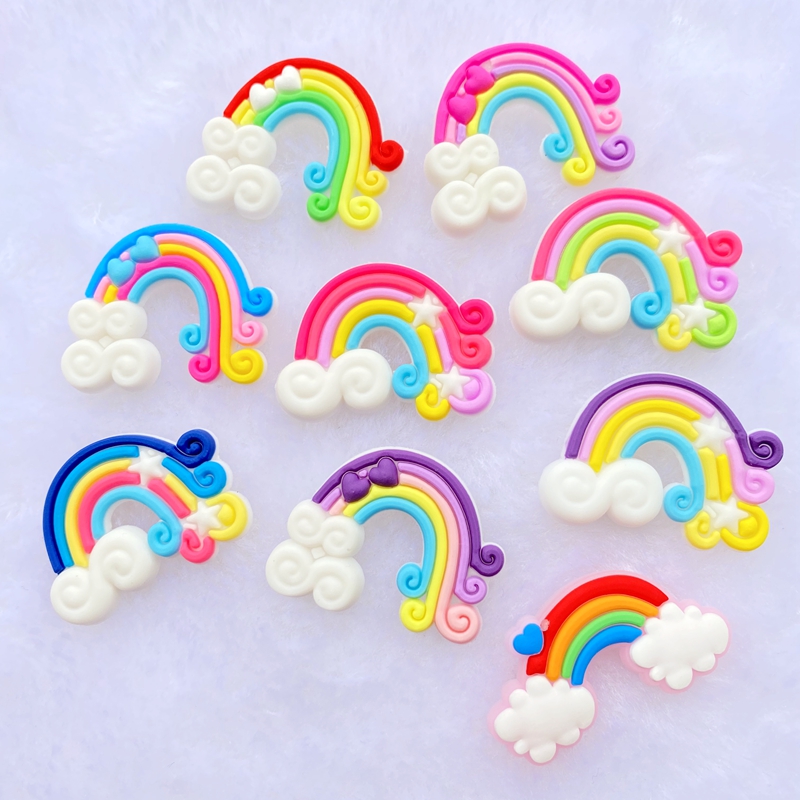 10/20pcs carino arcobaleno PVC - Embellishment Glue Craft recensione e prezzo