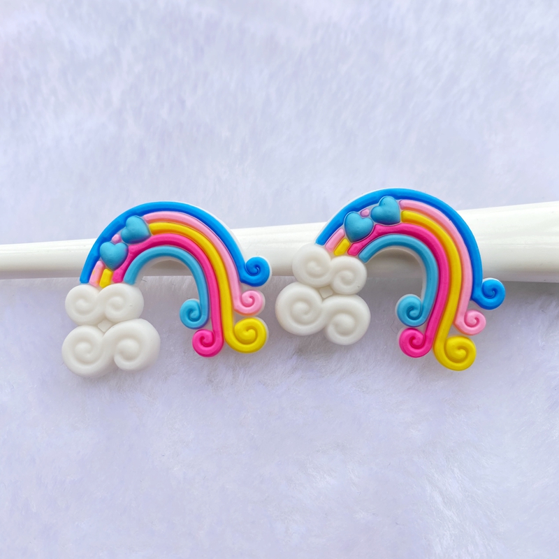 10/20pcs carino arcobaleno PVC - Embellishment Glue Craft recensione e prezzo