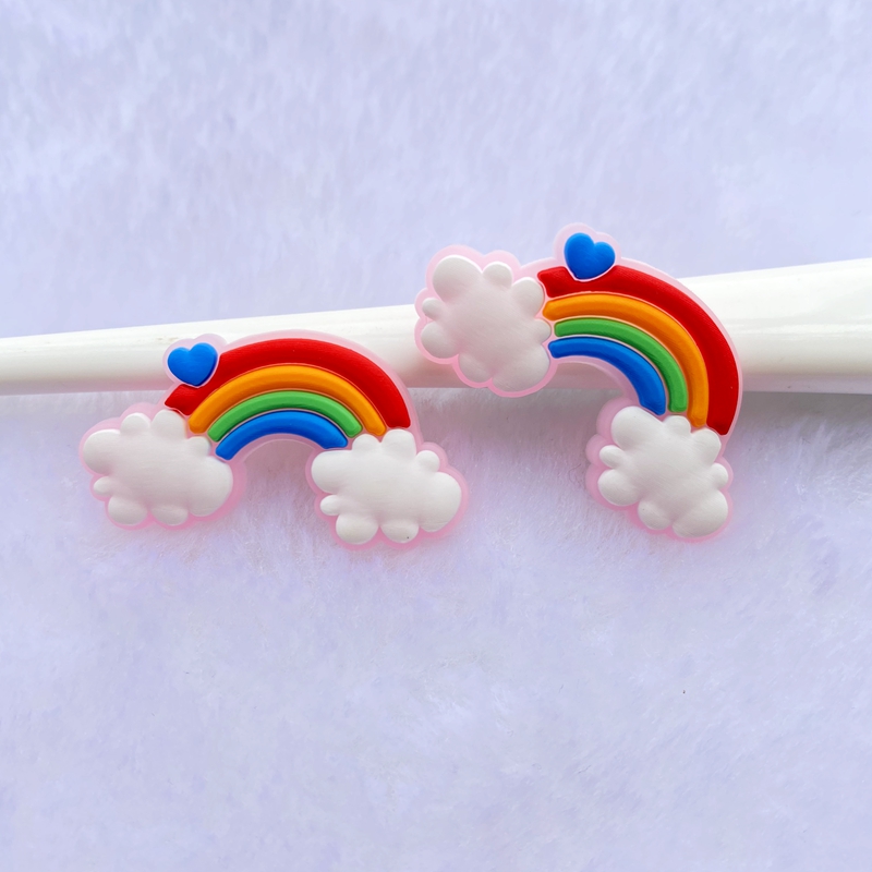 10/20pcs carino arcobaleno PVC - Embellishment Glue Craft recensione e prezzo